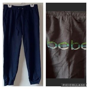 Bebe Navy Joggers -- NWT -- Large